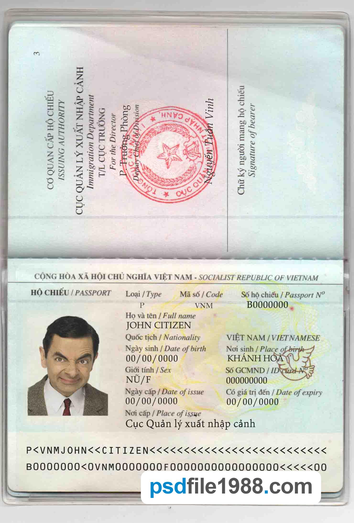 Vietnam Passport
